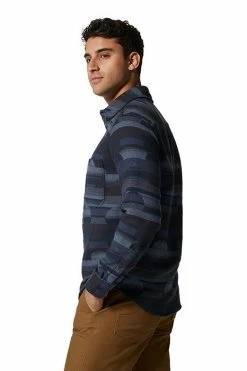 Mountain Hardwear Men's Granite Peak™ Flannel Shirt -Mountain Hardwear Sales Shop 25540774 NAVY 3 3