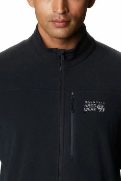 Mountain Hardwear Men's Wintun Fleece Jacket -Mountain Hardwear Sales Shop 25540865 BLACK 3 4