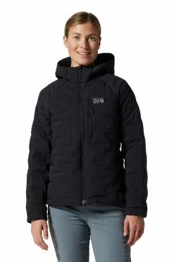 Mountain Hardwear Women's Stretchdown™ Hooded Jacket -Mountain Hardwear Sales Shop 25546060 BLACK 3