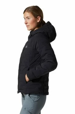 Mountain Hardwear Women's Stretchdown™ Hooded Jacket -Mountain Hardwear Sales Shop 25546060 BLACK 3 2