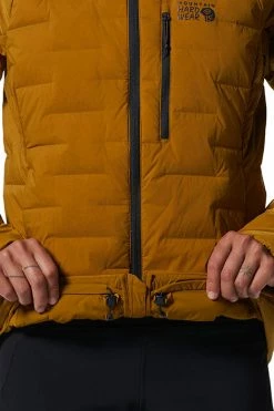 Mountain Hardwear Women's Stretchdown™ Hooded Jacket -Mountain Hardwear Sales Shop 25546060 TAN 3 4