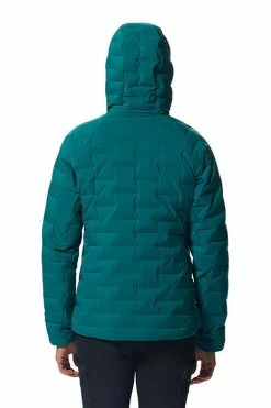 Mountain Hardwear Women's Stretchdown™ Hooded Jacket -Mountain Hardwear Sales Shop 25546060 TEAL 3 1