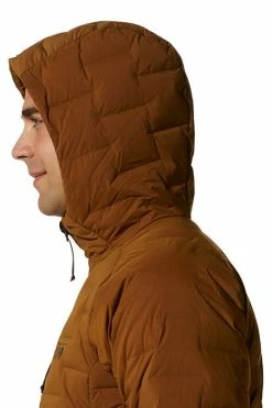 Mountain Hardwear Men's Stretchdown™ Hooded Jacket -Mountain Hardwear Sales Shop 25546128 BROWN 3 4