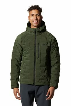 Mountain Hardwear Men's Stretchdown™ Hooded Jacket -Mountain Hardwear Sales Shop 25546128 OLIVE 3