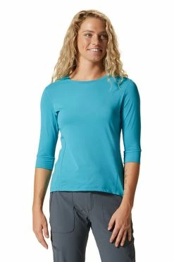 Mountain Hardwear Women's Crater Lake™ 3/4 Crew Top 28 Mountain Hardwear Women's Crater Lake™ 3/4 Crew Top -Mountain Hardwear Sales Shop 25592742 BLUE 3