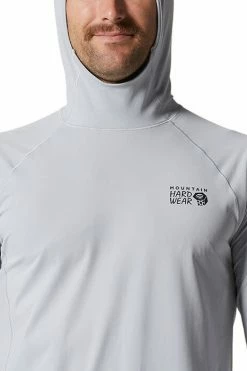 Mountain Hardwear Men's Mountain Stretch™ Hoody Top -Mountain Hardwear Sales Shop 25655549 GREY 3 3