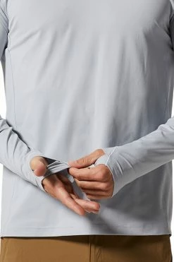 Mountain Hardwear Men's Mountain Stretch™ Hoody Top -Mountain Hardwear Sales Shop 25655549 GREY 3 4