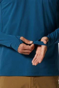 Mountain Hardwear Men's Mountain Stretch™ Long Sleeve Top -Mountain Hardwear Sales Shop 25655556 ROYAL 3 4