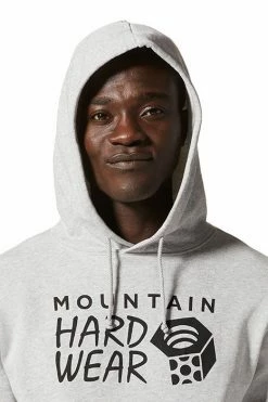 Mountain Hardwear Men's MHW Logo Pullover Hoodie -Mountain Hardwear Sales Shop 25655804 GREY 3 3