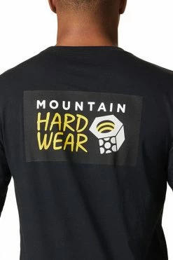 Mountain Hardwear Men's MHW Logo In A Box™ Long Sleeve T-Shirt -Mountain Hardwear Sales Shop 25655820 BLACK 3 2