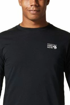 Mountain Hardwear Men's MHW Logo In A Box™ Long Sleeve T-Shirt -Mountain Hardwear Sales Shop 25655820 BLACK 3 3