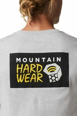 Mountain Hardwear Men's MHW Logo In A Box™ Long Sleeve T-Shirt -Mountain Hardwear Sales Shop 25655820 GREY 3 2