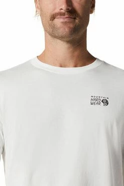 Mountain Hardwear Men's MHW Logo In A Box™ Long Sleeve T-Shirt -Mountain Hardwear Sales Shop 25655820 WHITE 3 3