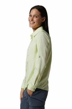 Mountain Hardwear Women's Canyon™ Long Sleeve Shirt 11 Mountain Hardwear Women's Canyon™ Long Sleeve Shirt -Mountain Hardwear Sales Shop 25655846 LIGHT GREEN 3 2