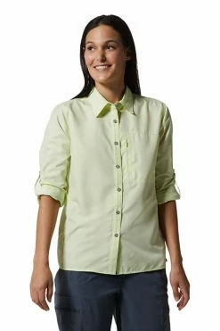Mountain Hardwear Women's Canyon™ Long Sleeve Shirt 12 Mountain Hardwear Women's Canyon™ Long Sleeve Shirt -Mountain Hardwear Sales Shop 25655846 LIGHT GREEN 3 3