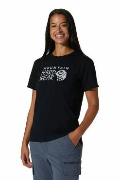 Mountain Hardwear Women's MHW Logo T-Shirt -Mountain Hardwear Sales Shop 25656075 BLACK 3