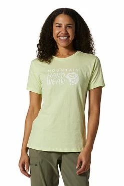 Mountain Hardwear Women's MHW Logo T-Shirt -Mountain Hardwear Sales Shop 25656075 LIGHT GREEN 3