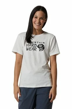 Mountain Hardwear Women's MHW Logo T-Shirt -Mountain Hardwear Sales Shop 25656075 WHITE 3