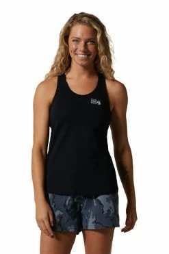 Mountain Hardwear Women's MHW Logo Tank Top -Mountain Hardwear Sales Shop 25656083 BLACK 3
