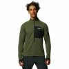Mountain Hardwear Men's Polartec® Power Grid Half-Zip Jacket -Mountain Hardwear Sales Shop 25670241 GREEN 3