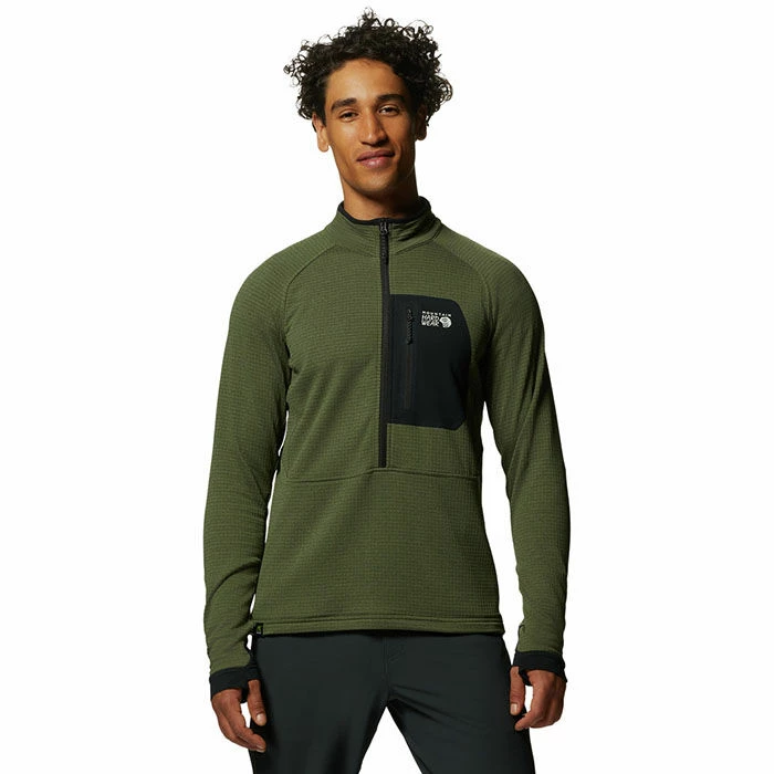 Mountain Hardwear Men's Polartec® Power Grid Half-Zip Jacket 3 Mountain Hardwear Men's Polartec® Power Grid Half-Zip Jacket