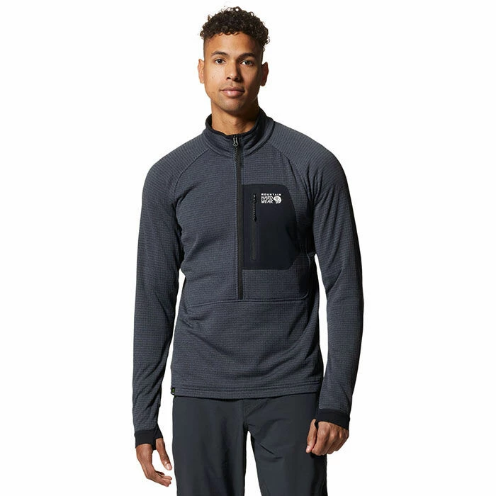 Mountain Hardwear Men's Polartec® Power Grid Half-Zip Jacket 8 Mountain Hardwear Men's Polartec® Power Grid Half-Zip Jacket - Image 6
