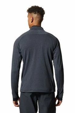 Mountain Hardwear Men's Polartec® Power Grid Half-Zip Jacket 18 Mountain Hardwear Men's Polartec® Power Grid Half-Zip Jacket -Mountain Hardwear Sales Shop 25670241 STEEL BLUE 3 1