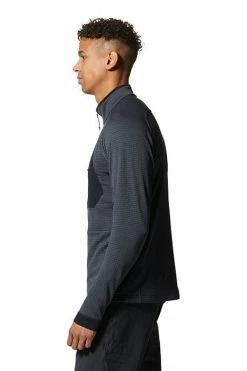 Mountain Hardwear Men's Polartec® Power Grid Half-Zip Jacket 19 Mountain Hardwear Men's Polartec® Power Grid Half-Zip Jacket -Mountain Hardwear Sales Shop 25670241 STEEL BLUE 3 2