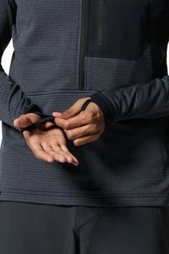 Mountain Hardwear Men's Polartec® Power Grid Half-Zip Jacket 21 Mountain Hardwear Men's Polartec® Power Grid Half-Zip Jacket -Mountain Hardwear Sales Shop 25670241 STEEL BLUE 3 4