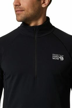 Mountain Hardwear Men's Mountain Stretch™ 1/2-Zip Top -Mountain Hardwear Sales Shop 25670266 BLACK 3 3
