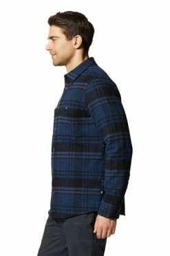 Mountain Hardwear Men's Plusher™ Long Sleeve Shirt -Mountain Hardwear Sales Shop 25670415 NAVY 3 2
