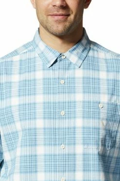 Mountain Hardwear Men's Big Cottonwood™ Long Sleeve Shirt -Mountain Hardwear Sales Shop 25670449 BLUE 3 2