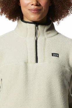 Mountain Hardwear Women's HiCamp™ Fleece Pullover Top -Mountain Hardwear Sales Shop 25670498 CREAM 3 4