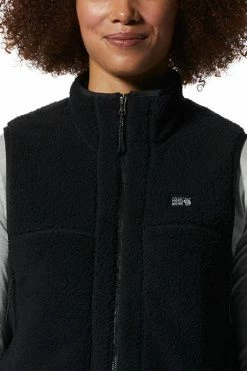Mountain Hardwear Women's HiCamp™ Fleece Vest -Mountain Hardwear Sales Shop 25670514 BLACK 3 4