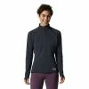 Mountain Hardwear Women's Mountain Stretch™ 1/2-Zip Top 2 Mountain Hardwear Women's Mountain Stretch™ 1/2-Zip Top -Mountain Hardwear Sales Shop 25670548 BLACK 3