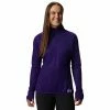 Mountain Hardwear Women's AirMesh™ 1/2-Zip Top 2 Mountain Hardwear Women's AirMesh™ 1/2-Zip Top -Mountain Hardwear Sales Shop 25670555 PURPLE 3