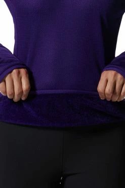 Mountain Hardwear Women's AirMesh™ 1/2-Zip Top -Mountain Hardwear Sales Shop 25670555 PURPLE 3 2