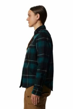 Mountain Hardwear Women's Plusher™ Long Sleeve Shirt 19 Mountain Hardwear Women's Plusher™ Long Sleeve Shirt -Mountain Hardwear Sales Shop 25670563 GREEN 3 2