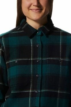 Mountain Hardwear Women's Plusher™ Long Sleeve Shirt 20 Mountain Hardwear Women's Plusher™ Long Sleeve Shirt -Mountain Hardwear Sales Shop 25670563 GREEN 3 3